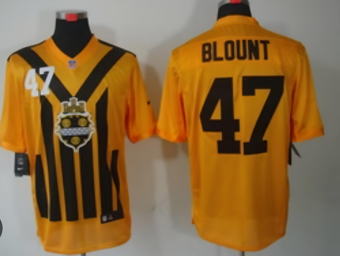 Custom Men 2025 Pittsburgh Steelers yellow Nike Limited NFL Jersey style 1->customized nfl jersey->Custom Jersey